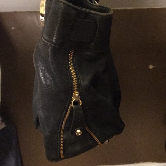 Black leather Gustto purse - Picture 4 of 7